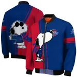 tulsa golden hurricane snoopy attitude blue bomber jacket best selling