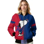 tulsa golden hurricane snoopy attitude blue bomber jacket best selling