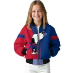 tulsa golden hurricane snoopy attitude blue bomber jacket best selling