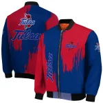 tulsa golden hurricane urban mark blue bomber jacket best selling