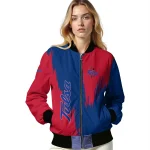 tulsa golden hurricane urban mark blue bomber jacket best selling
