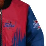 tulsa golden hurricane urban mark blue bomber jacket best selling