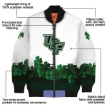 ucf knights clovers pattern white green bomber jacket best selling