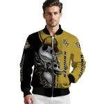 ucf knights spooky grin gold bomber jacket best selling