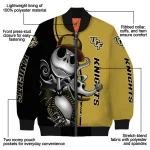 ucf knights spooky grin gold bomber jacket best selling