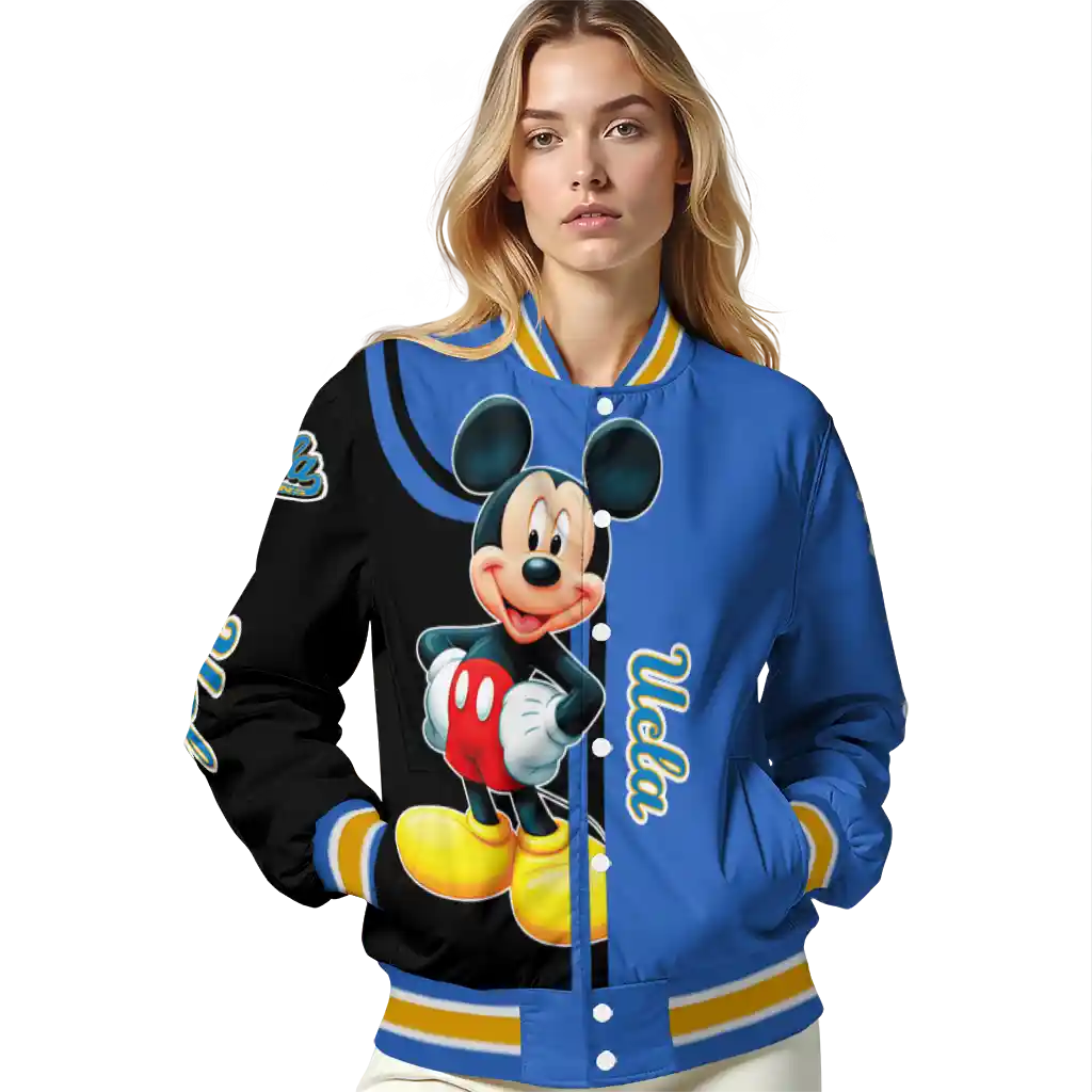 ucla bruins mickey mouse blue varsity jacket latest model ucla bruins mickey mouse blue varsity jacket latest model