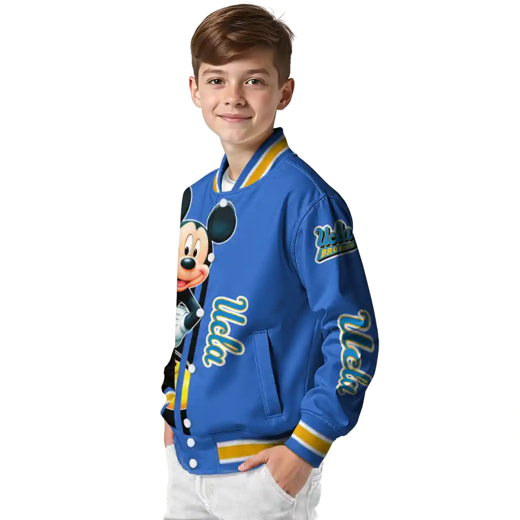 ucla bruins mickey mouse blue varsity jacket trendy ucla bruins mickey mouse blue varsity jacket trendy