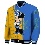 ucla bruins minnie mouse blue varsity jacket best selling