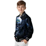 ucla bruins skull bite blue black varsity jacket best selling