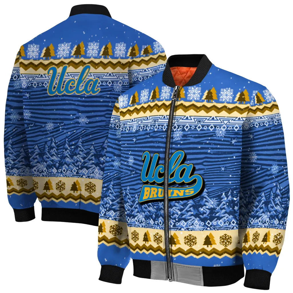 ucla bruins snowy pines blue bomber jacket best selling ucla bruins snowy pines blue bomber jacket best selling