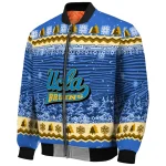 ucla bruins snowy pines blue bomber jacket best selling