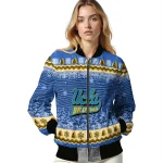 ucla bruins snowy pines blue bomber jacket best selling