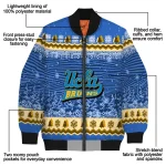 ucla bruins snowy pines blue bomber jacket best selling