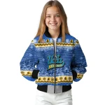 ucla bruins snowy pines blue bomber jacket best selling