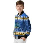 ucla bruins snowy pines blue bomber jacket best selling