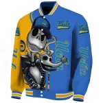 ucla bruins spooky grin blue varsity jacket best selling