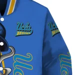 ucla bruins spooky grin blue varsity jacket best selling