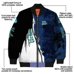 ucla bruins torn texture print blue black bomber jacket best selling