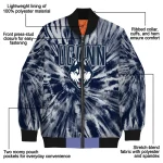 uconn huskies dynamic rings blue bomber jacket best selling