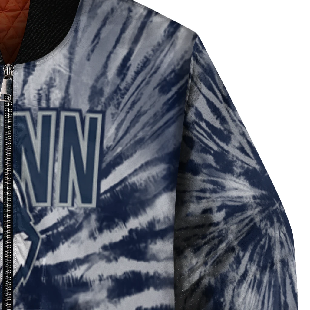 uconn huskies dynamic rings blue bomber jacket premium grade uconn huskies dynamic rings blue bomber jacket premium grade