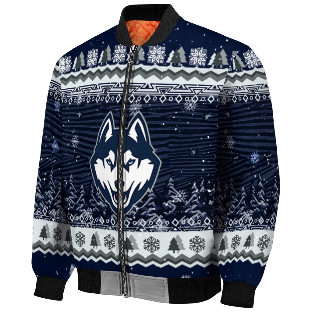 uconn huskies snowy pines blue bomber jacket fashion forward uconn huskies snowy pines blue bomber jacket fashion forward