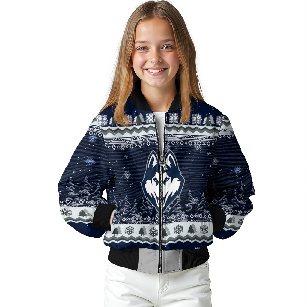 uconn huskies snowy pines blue bomber jacket top rated uconn huskies snowy pines blue bomber jacket top rated