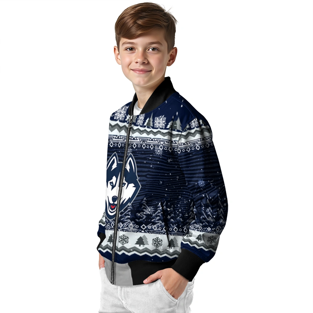 uconn huskies snowy pines blue bomber jacket trendy uconn huskies snowy pines blue bomber jacket trendy