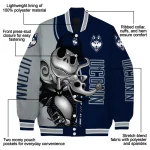 uconn huskies spooky grin blue varsity jacket best selling