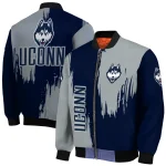 uconn huskies urban mark blue bomber jacket best selling