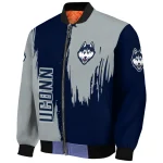 uconn huskies urban mark blue bomber jacket best selling
