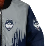 uconn huskies urban mark blue bomber jacket best selling