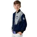 uconn huskies urban mark blue bomber jacket best selling