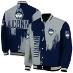 uconn huskies urban mark blue varsity jacket best selling