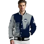 uconn huskies urban mark blue varsity jacket best selling