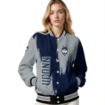 uconn huskies urban mark blue varsity jacket best selling