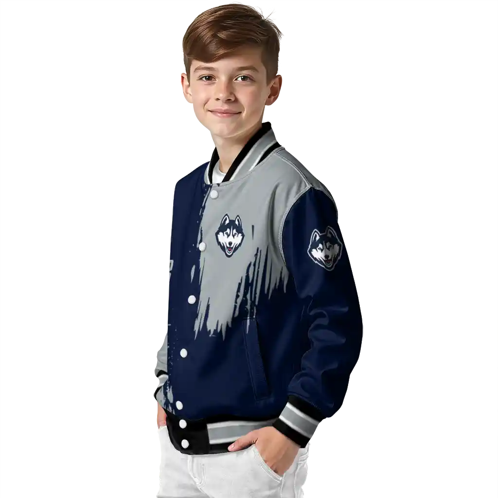 uconn huskies urban mark blue varsity jacket trendy uconn huskies urban mark blue varsity jacket trendy