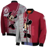 umass minutemen minnie mouse red bomber jacket best selling