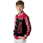 unlv rebels fire skull red black varsity jacket best selling