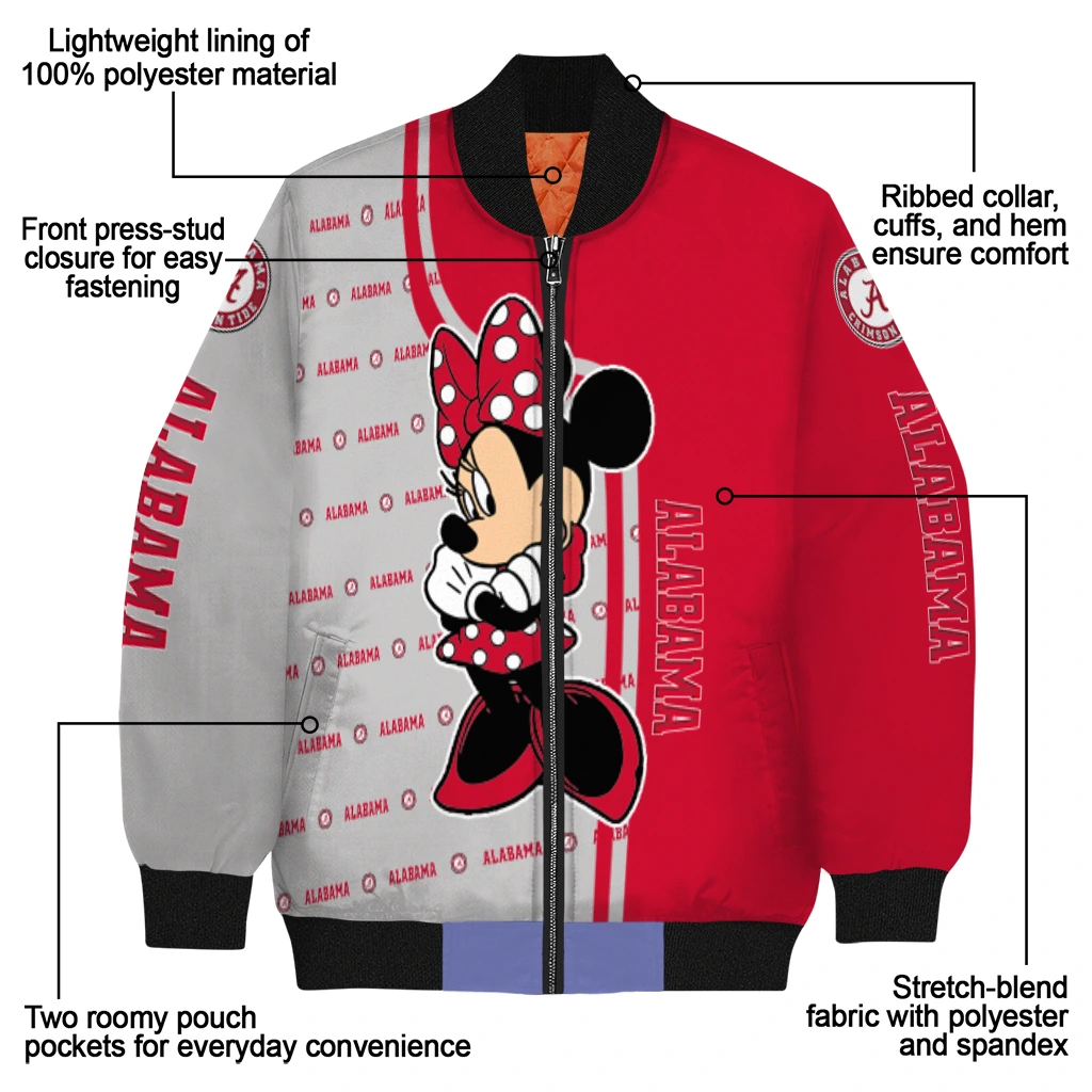 unlv rebels minnie mouse red bomber jacket new arrival unlv rebels minnie mouse red bomber jacket new arrival