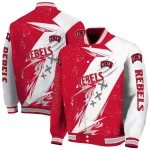 unlv rebels ripped bolt red white varsity jacket best selling
