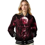unlv rebels skull bite red black varsity jacket best selling