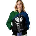 utah jazz edgy mask navy black bomber jacket best selling