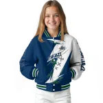 utah jazz ripped bolt navy white varsity jacket best selling