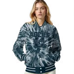 utah state aggies dynamic rings navy varsity jacket best selling