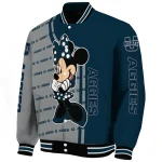 utah state aggies minnie mouse navy varsity jacket best selling