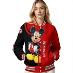 utah utes mickey mouse red varsity jacket best selling