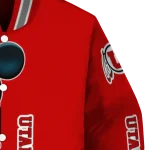 utah utes mickey mouse red varsity jacket best selling
