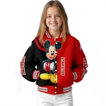 utah utes mickey mouse red varsity jacket best selling