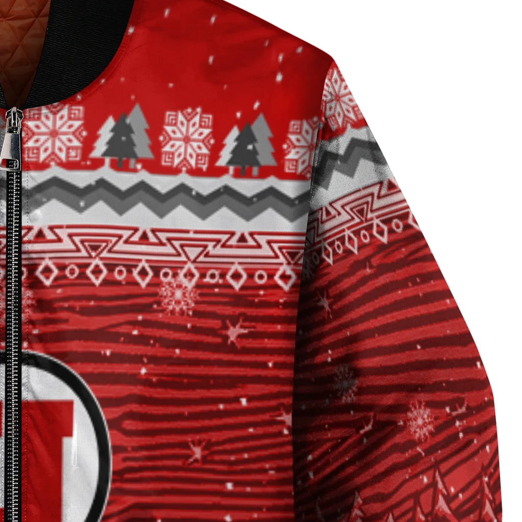 utah utes snowy pines red bomber jacket premium grade utah utes snowy pines red bomber jacket premium grade