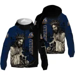 utep miners jesus roses blue black windbreaker jacket best selling